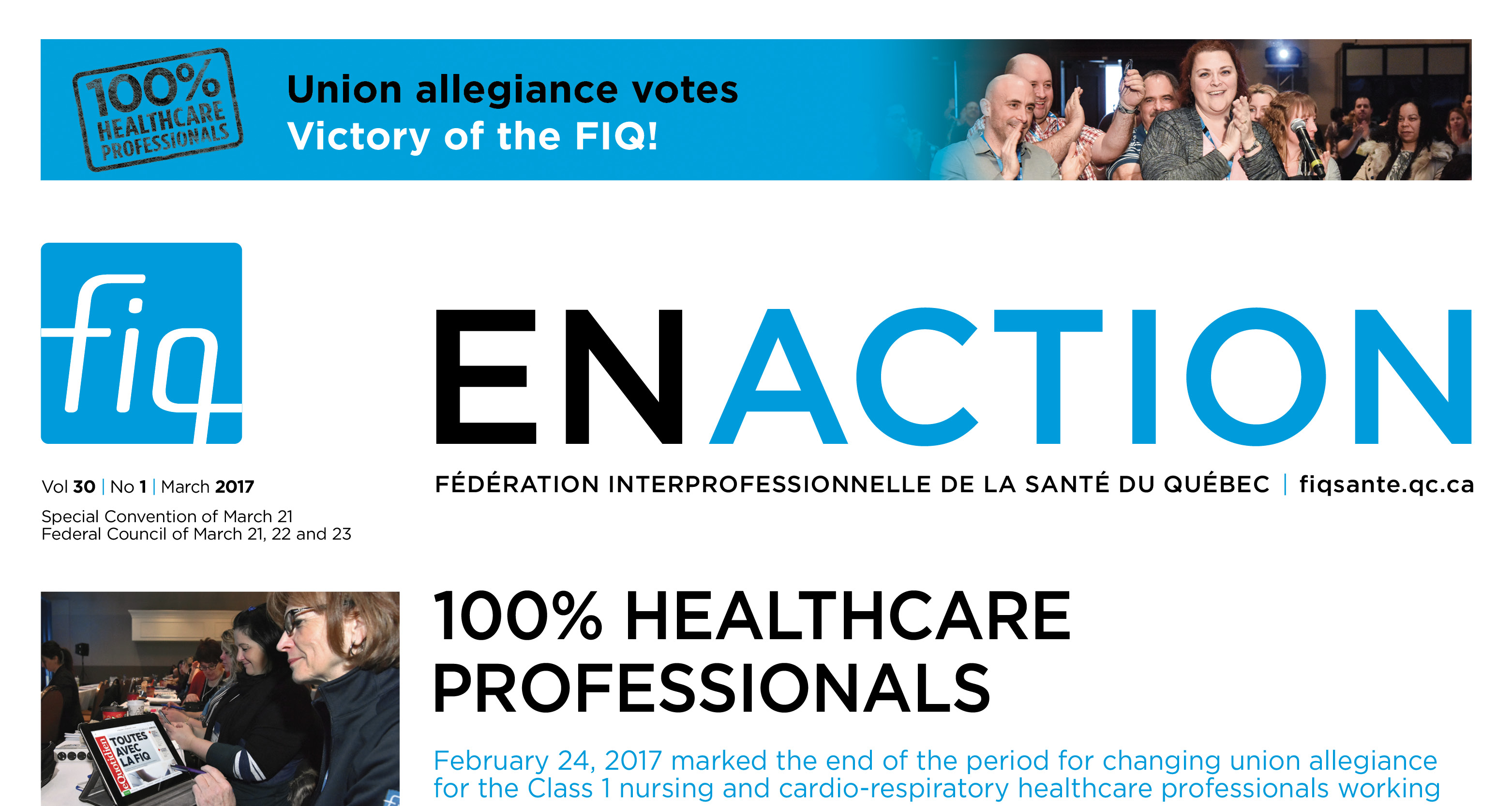 The latest FIQ en Action now available
