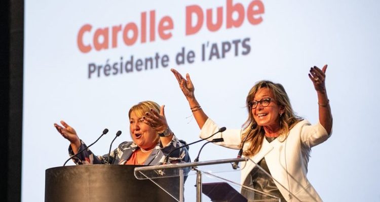 Departure of Carolle Dubé as APTS president – The FIQ commends her commitment and dedication to the union world