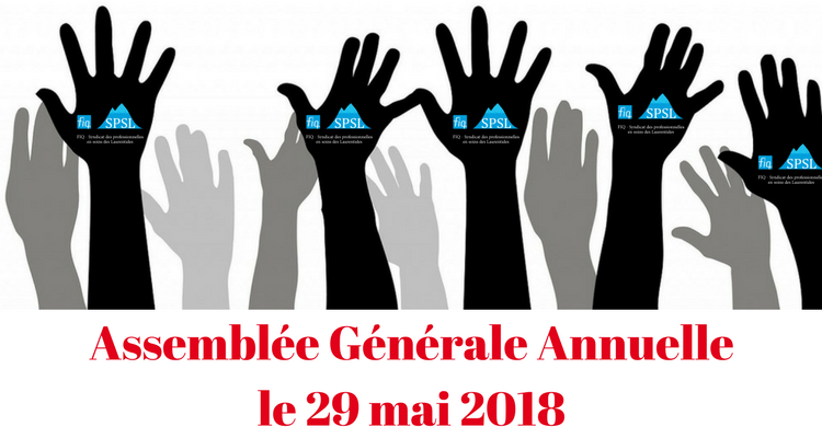 Assemblée Générale Annuelle 29 mai 2018