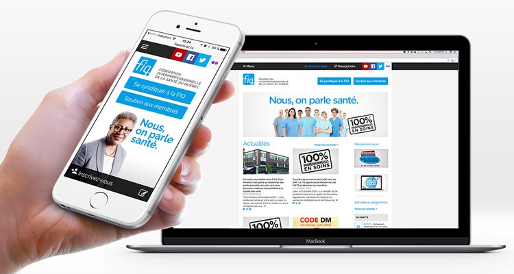 Le Syndicat des professionnelles en soins infirmiers et cardiorespiratoires du Bas-Saint-Laurent lance son nouveau site web