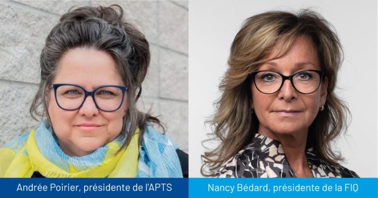 Message d’Andrée Poirier et de Nancy Bédard aux membres de l’alliance APTS-FIQ