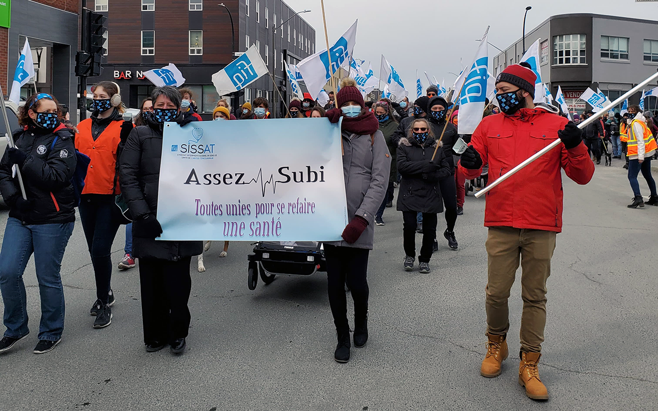 Manifestation des professionnelles en soins de l’Abitibi-Témiscamingue : une grogne sans précédent